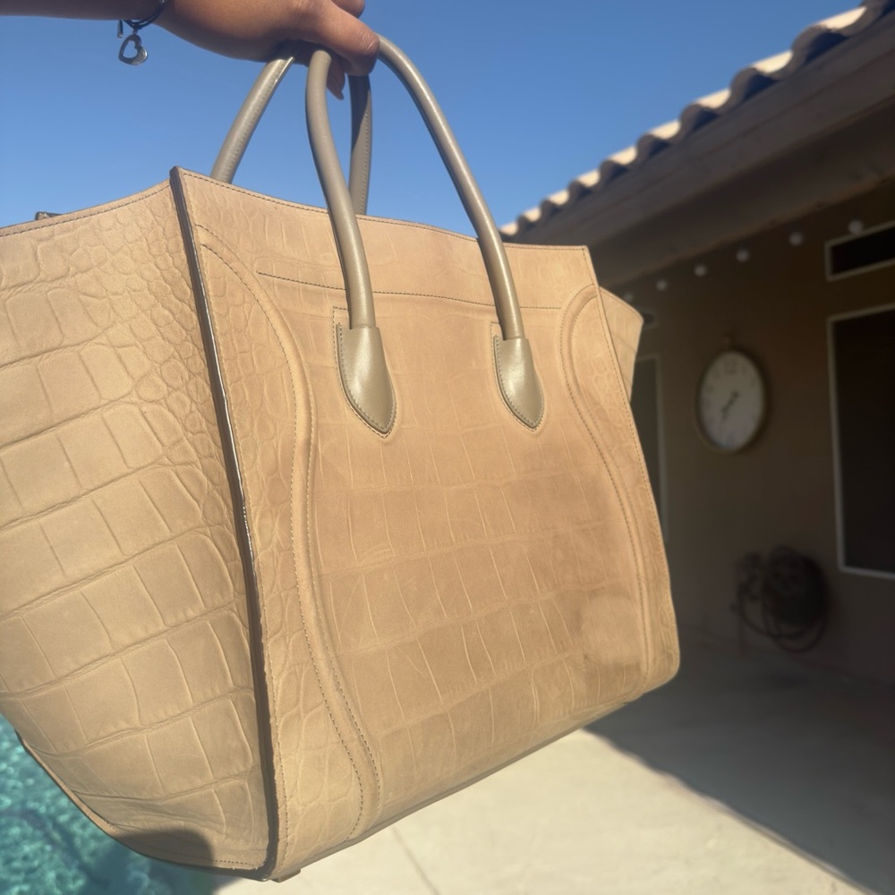 SOLD-Beautiful Celine Python Tote - Picture 8 of 8